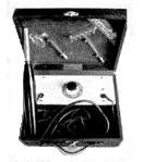 Device with rake and mushroom electrodes, ca. 1920